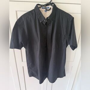Port Authority Black Short Sleeve Men's Shirt